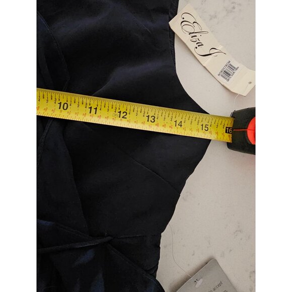 Eliza J Jumpsuit size 4 Navy Blue wide leg evening formal NWT - Picture 4 of 7